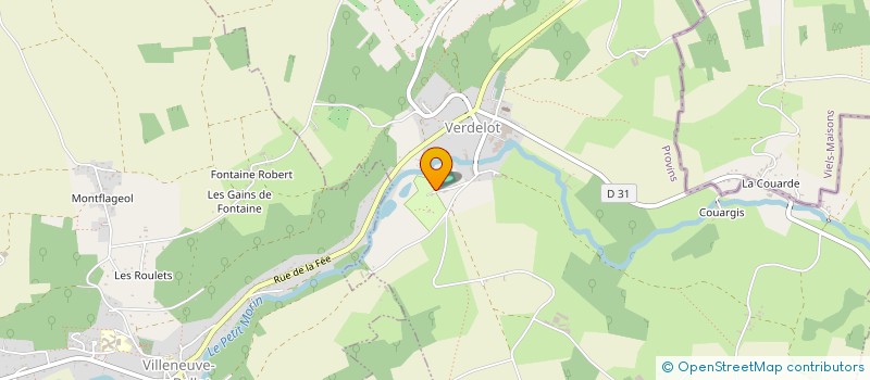 localisation de l'entreprise CARAVANING DE LA FEE à VERDELOT