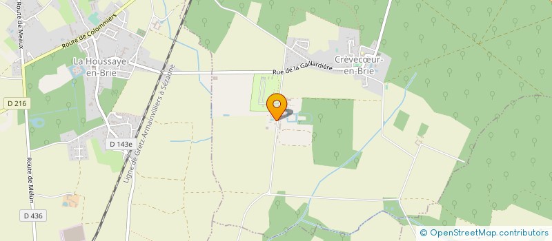 localisation de l'entreprise CARAVANING DES QUATRE VENTS à CREVECŒUR-EN-BRIE