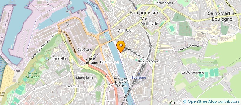 localisation de l'entreprise CARAVANORD à BOULOGNE-SUR-MER