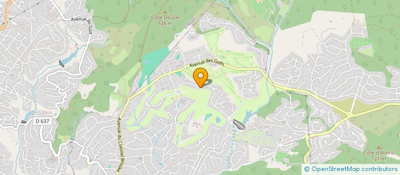 localisation de l'entreprise CARAVELLA  SAINT-RAPHAEL