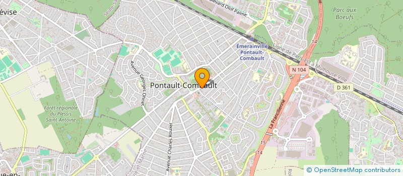 localisation de l'entreprise CARAVELLA IMMO à PONTAULT-COMBAULT