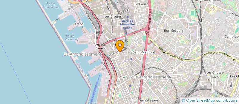 localisation de l'entreprise CARAVELLE à MARSEILLE