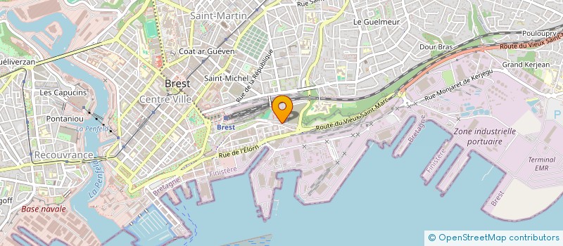 localisation de l'entreprise CARAVELLE  BREST