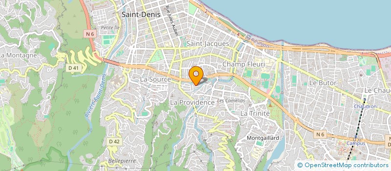 localisation de l'entreprise CARAVELLE à SAINT-DENIS
