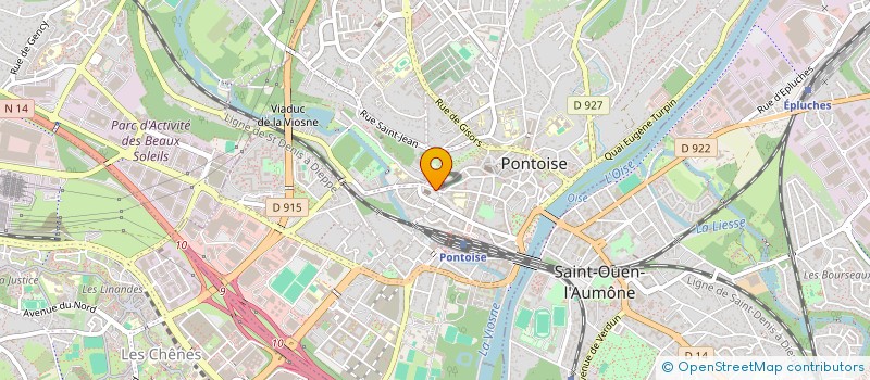 localisation de l'entreprise CARAVELLE  PONTOISE