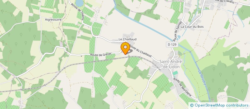 localisation de l'entreprise CARAVELLE CONSEIL  SAINT-ANDRE-DE-LIDON