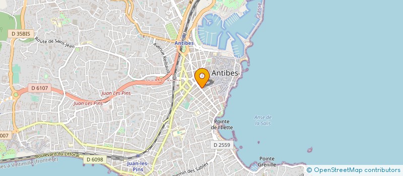 localisation de l'entreprise CARAVELLE CTIM à ANTIBES