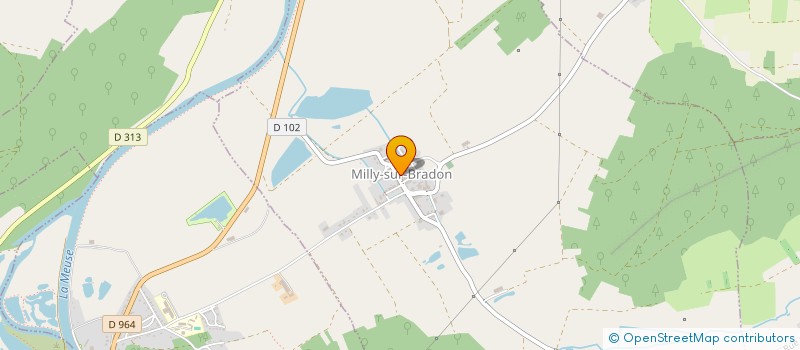 localisation de l'entreprise CARAVELO à MILLY-SUR-BRADON