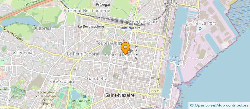 localisation de l'entreprise CARAVINCE  SAINT-NAZAIRE