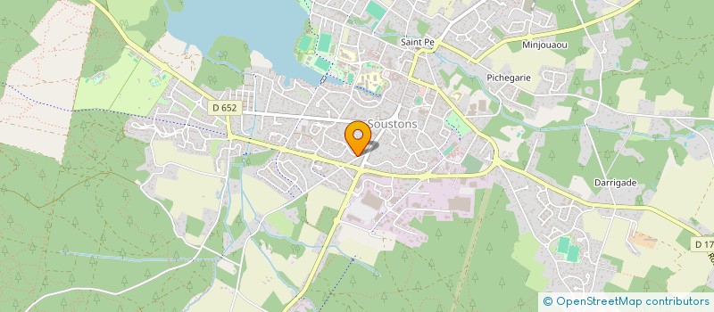 localisation de l'entreprise CARAX  SOUSTONS