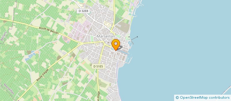 localisation de l'entreprise CARAYON à MARSEILLAN