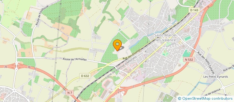 localisation de l'entreprise CARAYON à SAINT-MARCEL-LES-VALENCE