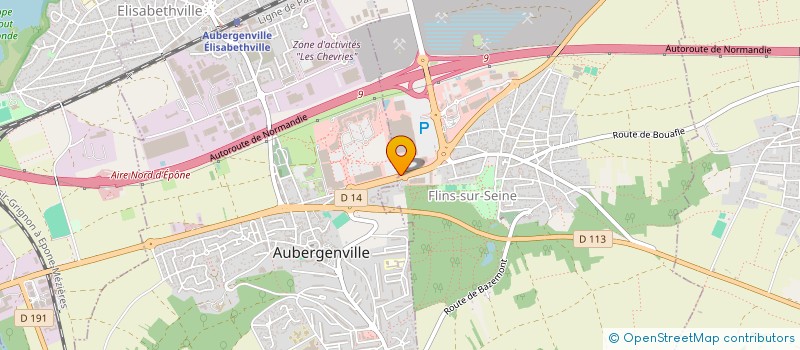 localisation de l'entreprise CARAYON NEF  FLINS-SUR-SEINE