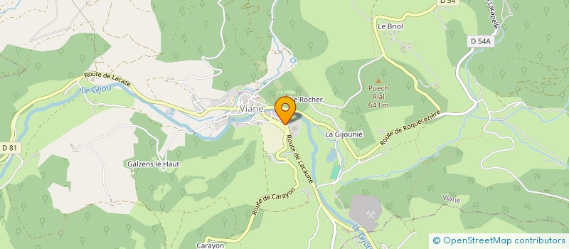 localisation de l'entreprise CARAYON TARN à VIANE