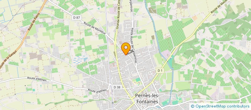 localisation de l'entreprise CARB IMMO PRATO  PERNES-LES-FONTAINES