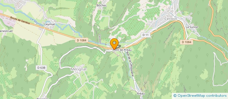 localisation de l'entreprise CARB OUTILS à CERDON