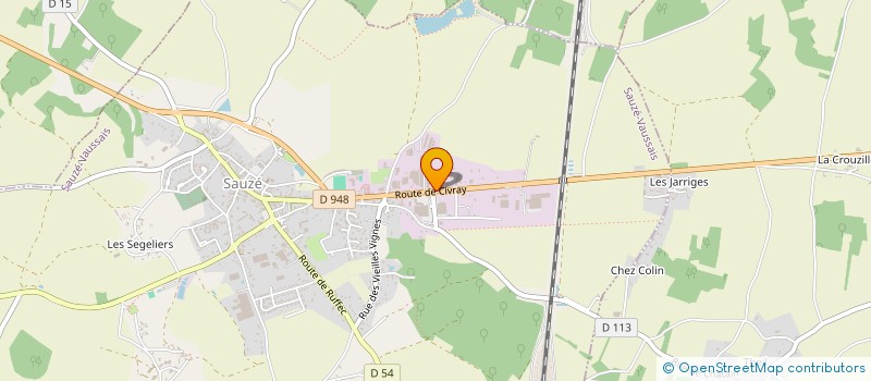 localisation de l'entreprise CARBA  SAUZE-VAUSSAIS