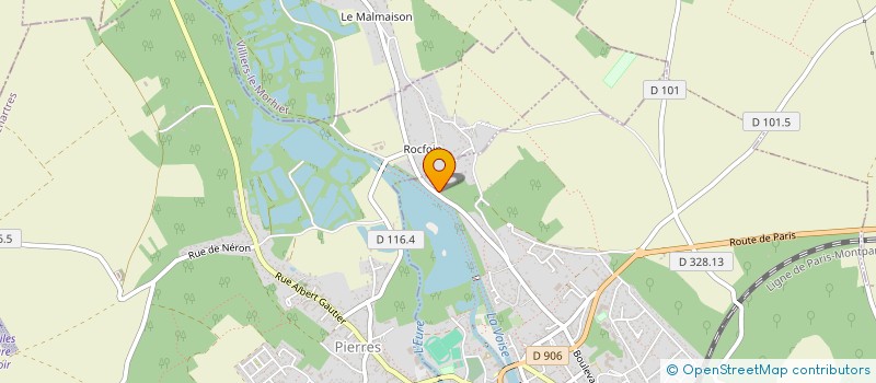 localisation de l'entreprise CARBECO à MAINTENON