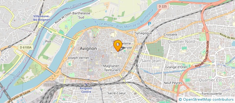 localisation de l'entreprise CARBEG  AVIGNON