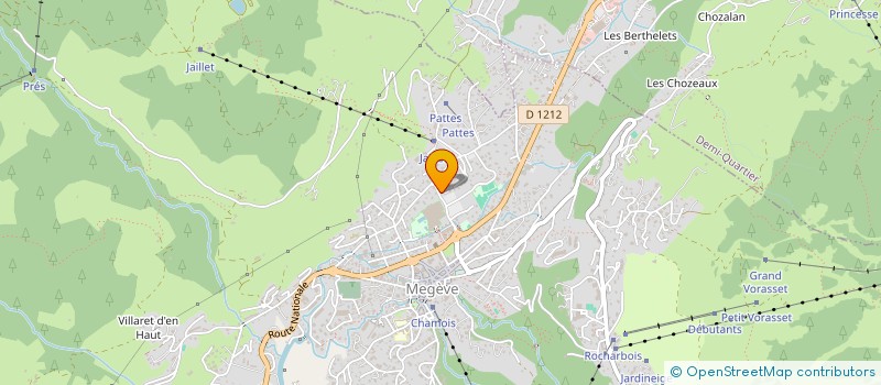 localisation de l'entreprise CARBENNO  MEGEVE