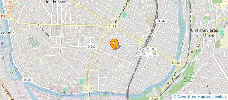 localisation de l'entreprise CARBET à SAINT-MAUR-DES-FOSSES