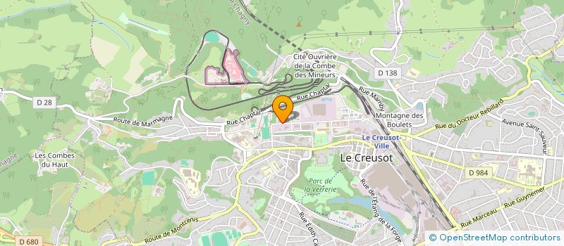 localisation de l'entreprise CARBEX NSA  LE CREUSOT