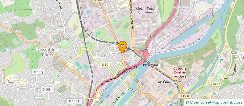 localisation de l'entreprise CARBINJECT SARL à METZ