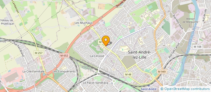 localisation de l'entreprise CARBIOLANE à SAINT-ANDRE-LEZ-LILLE