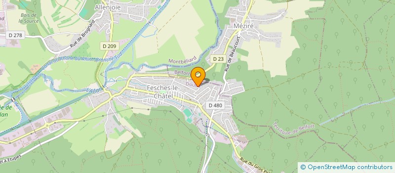localisation de l'entreprise CARBO IMPACT à FESCHES-LE-CHATEL