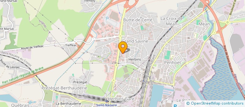 localisation de l'entreprise CARBO OUEST à TRIGNAC