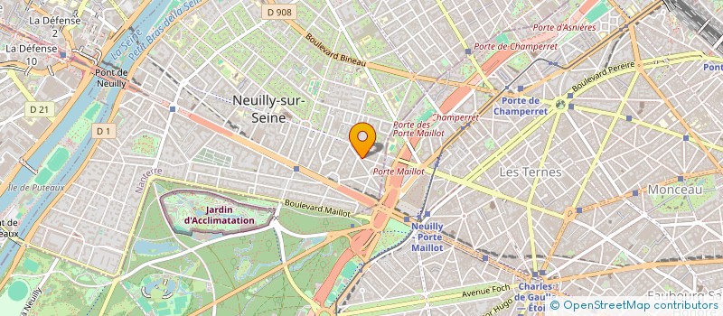 localisation de l'entreprise CARBOCHEM à NEUILLY-SUR-SEINE
