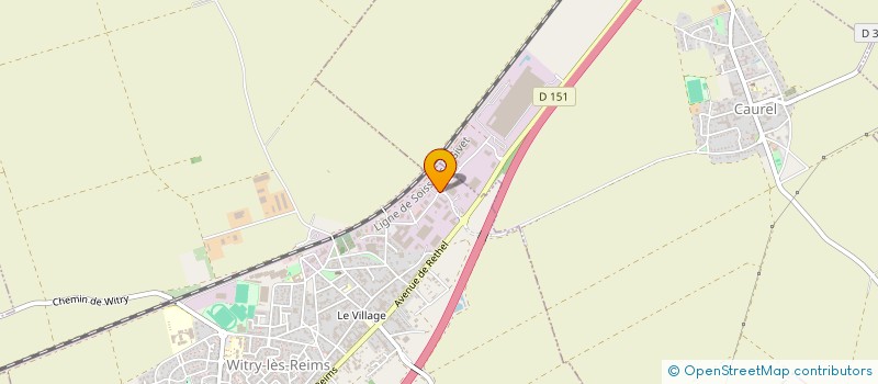 localisation de l'entreprise CARBODY  WITRY-LES-REIMS