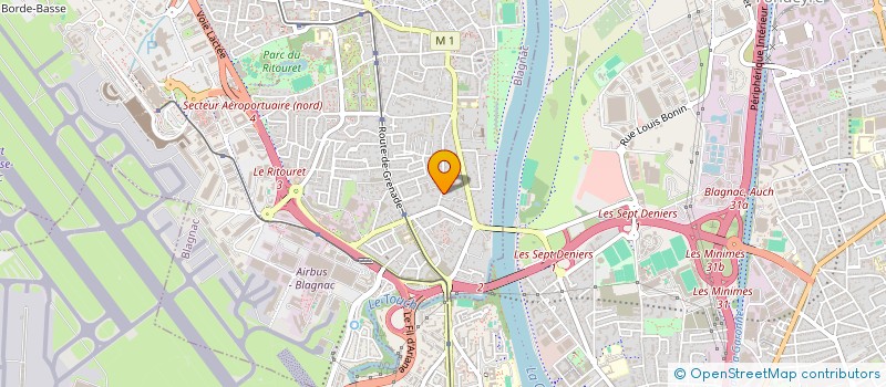 localisation de l'entreprise CARBOLIVIER  BLAGNAC