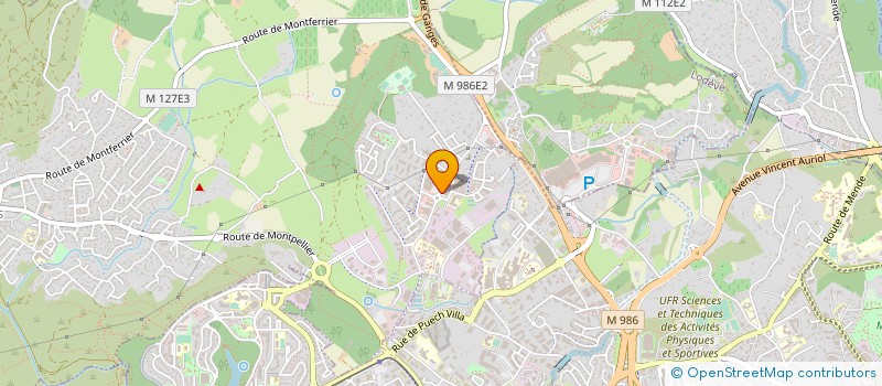 localisation de l'entreprise CARBON 2000  GRABELS