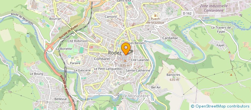 localisation de l'entreprise CARBON  RODEZ