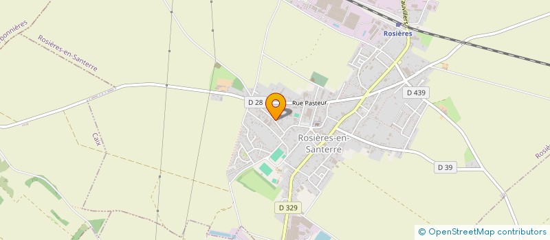 localisation de l'entreprise CARBON à ROSIERES-EN-SANTERRE