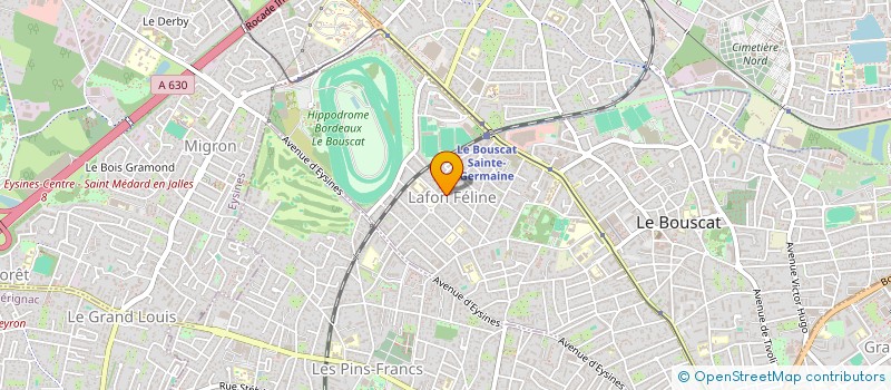 localisation de l'entreprise CARBON  LE BOUSCAT