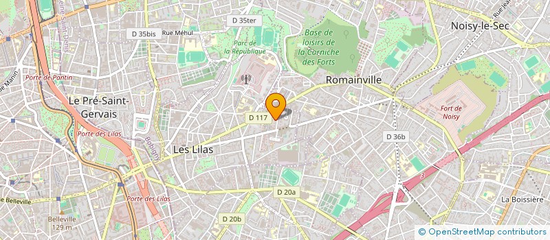 localisation de l'entreprise CARBON AUTO GROUP à LES LILAS