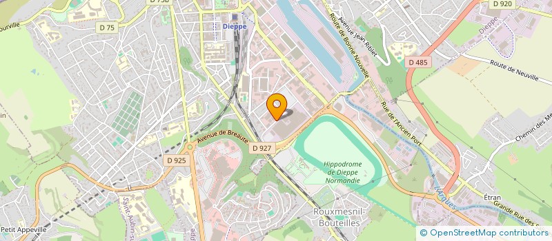 localisation de l'entreprise CARBON DECORS à DIEPPE