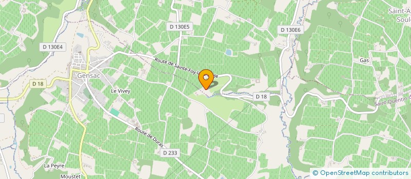 localisation de l'entreprise CARBON-EAU à PESSAC-SUR-DORDOGNE