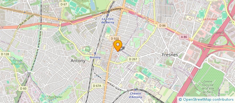 localisation de l'entreprise CARBON - GUY à ANTONY