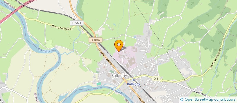 localisation de l'entreprise CARBON-LAMBERT à BALBIGNY