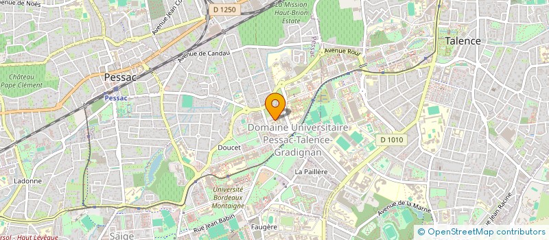 localisation de l'entreprise CARBON WATERS à PESSAC