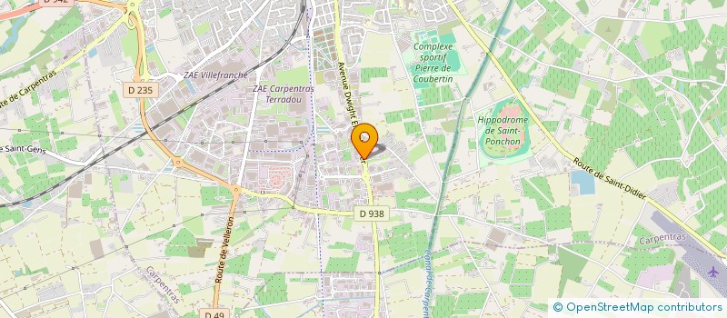 localisation de l'entreprise CARBONE 14 NET  CARPENTRAS