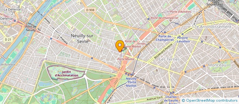 localisation de l'entreprise CARBONE à NEUILLY-SUR-SEINE
