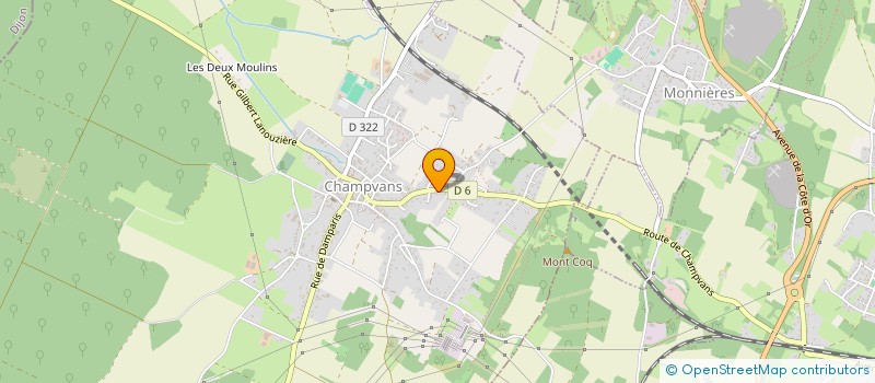 localisation de l'entreprise CARBONE  CHAMPVANS