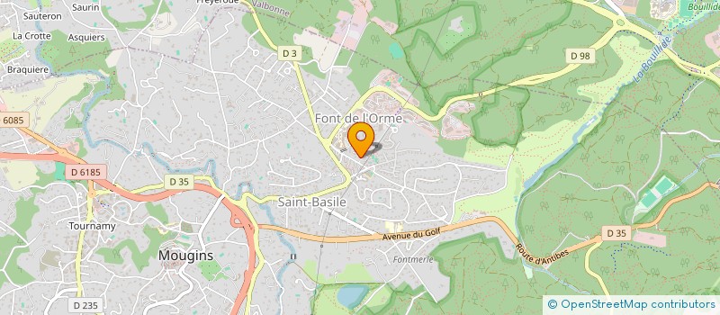 localisation de l'entreprise CARBONE COMBAT  MOUGINS