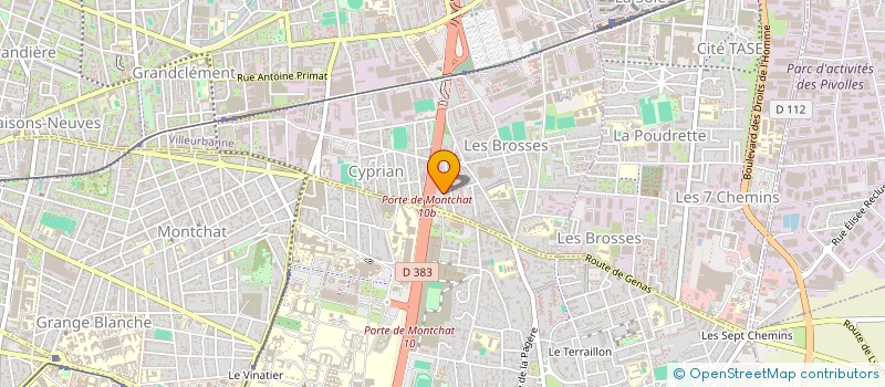 localisation de l'entreprise CARBONE GROUP  VILLEURBANNE