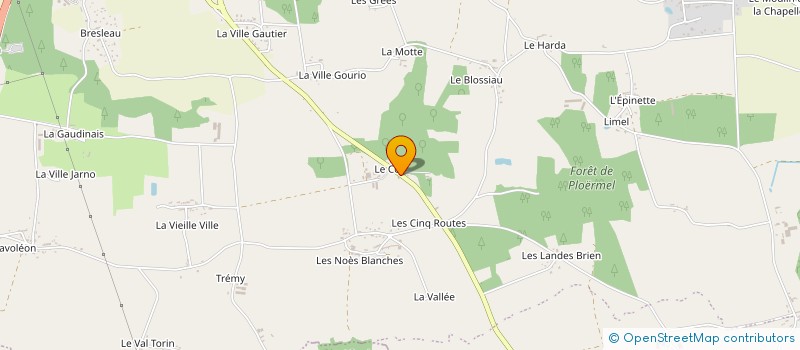 localisation de l'entreprise CARBONEXPORT à PLOERMEL