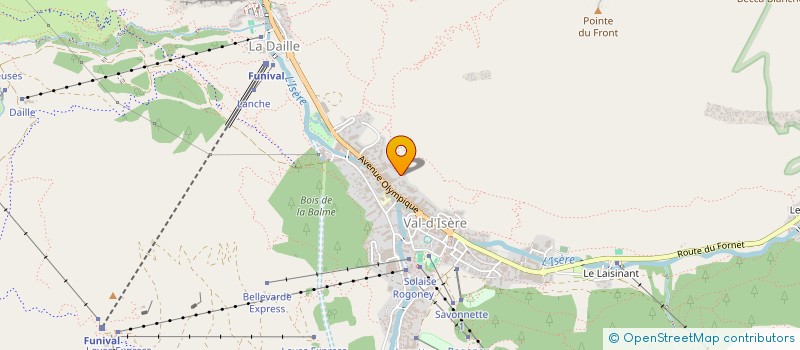 localisation de l'entreprise CARBONNE 1850 à VAL D'ISERE